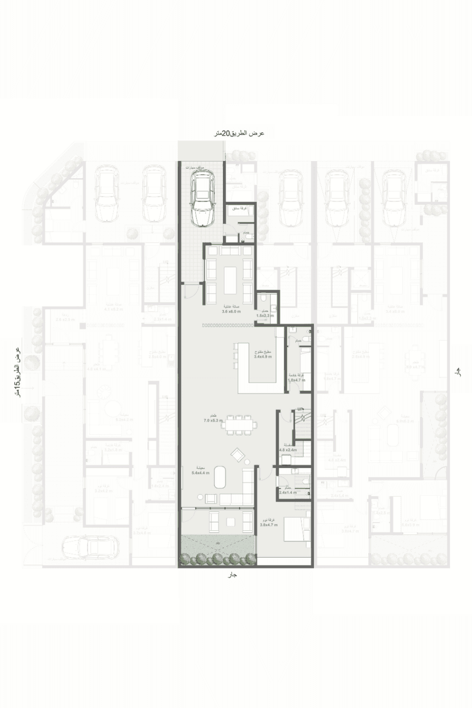 Ground floor (Full) for Townhouse TH03