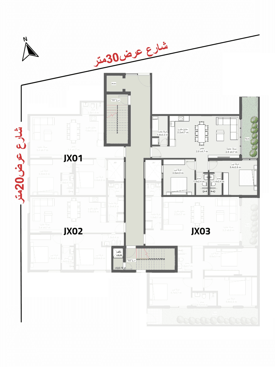 Unit Location Plan for Luxury Apartment 04