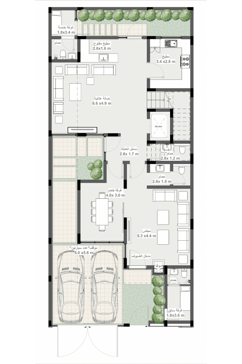 Ground Floor for Duplex villa (B) DP03