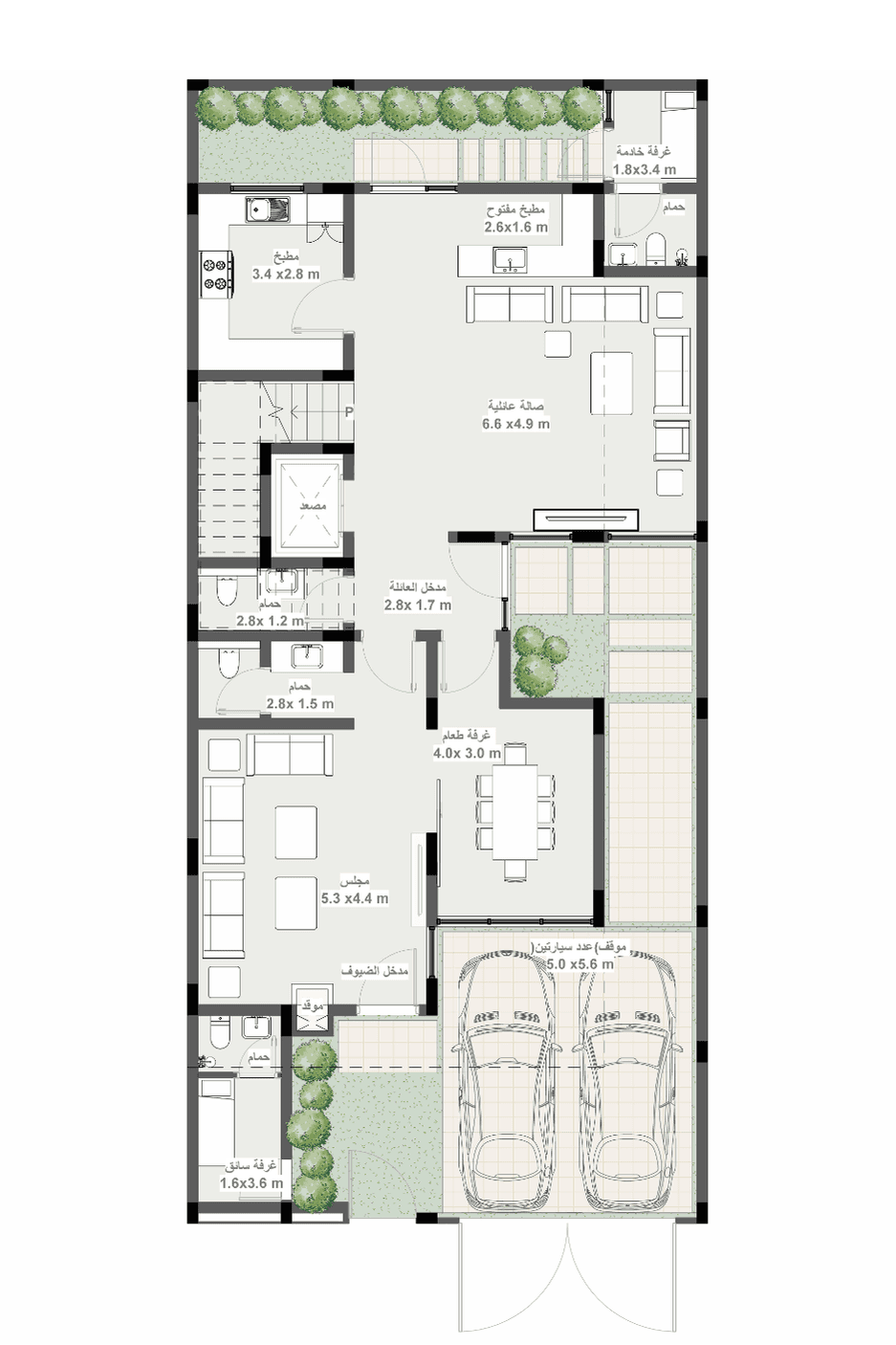 Ground Floor for Duplex villa (B) DP04